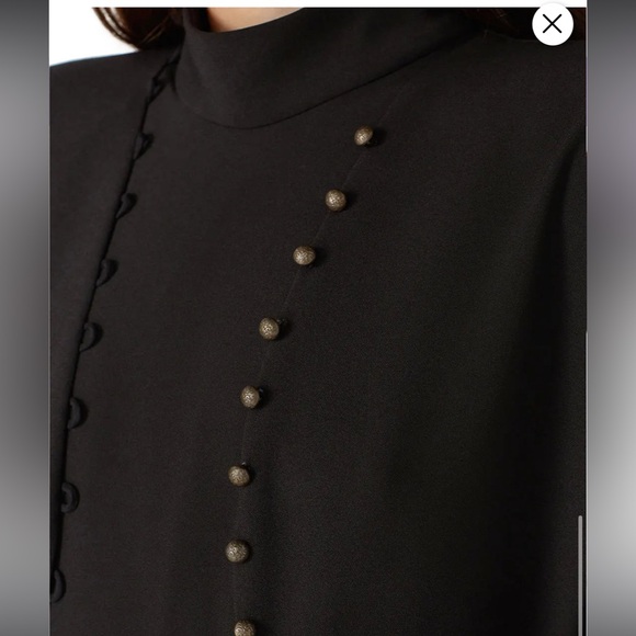 Nicole Miller Puff Sleeve Dress - Picture 3 of 10